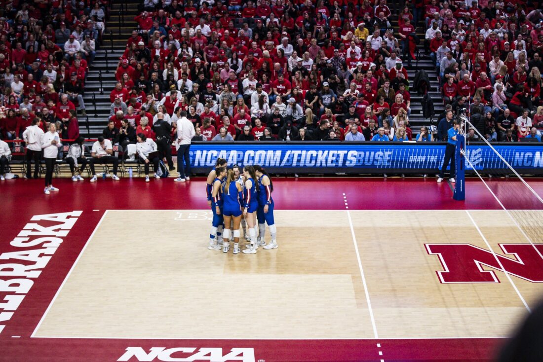 KU volleyball knocked out by unbeaten Nebraska in Sweet 16 sweep